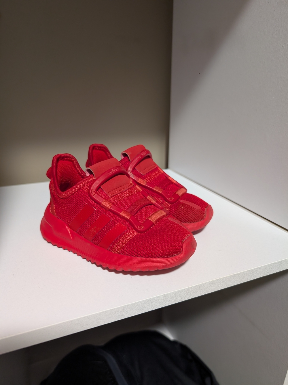 adidas Kids Bright Red Slip-On ZX Sneakers